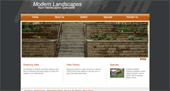 Desktop Screenshot of modernlandscapes.biz